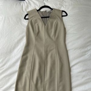 T Tahari Lined Paneled Dress